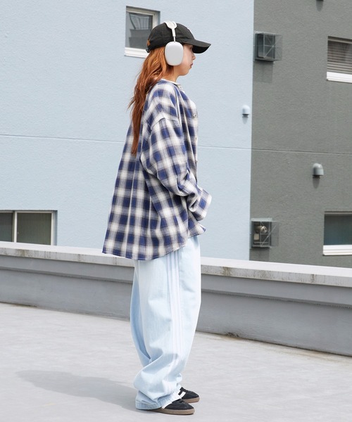 adidas（アディダス） ワイドパンツ ジーンズ メンズ レディース