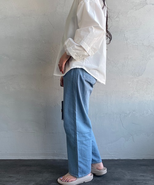 Danton（ダントン） デニムパンツ 36 ブルー レディース : ZOZOTOWN