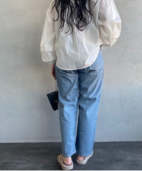 Danton（ダントン） デニムパンツ 36 ブルー レディース : ZOZOTOWN