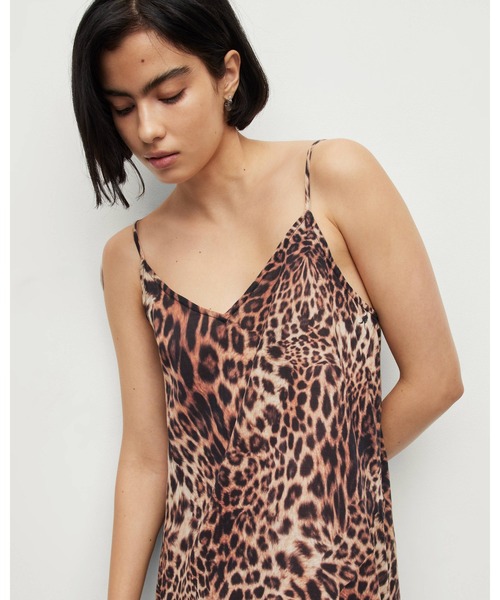 「ALLSAINTS」 キャミソールワンピース 4 ブラウン系その他 レディース_画像5