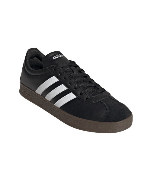 「adidas」 ローカットスニーカー 25.0cm ブラック メンズ_画像7