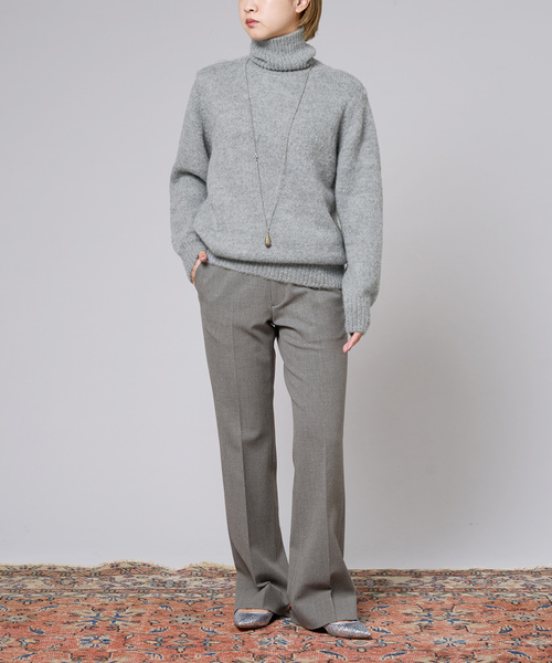 「IENA LA BOUCLE」 ブーツカットパンツ 40 ブラック レディース_画像4
