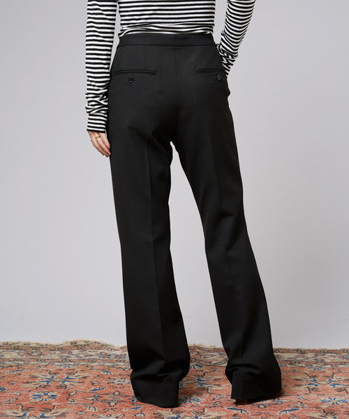 「IENA LA BOUCLE」 ブーツカットパンツ 40 ブラック レディース_画像8