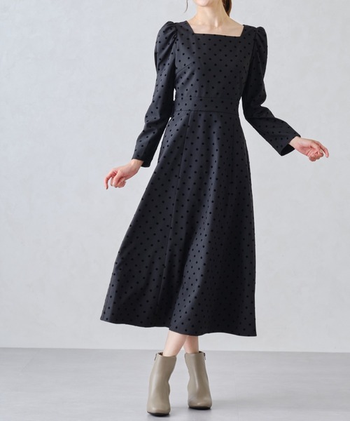 MISCH MASCH（ミッシュマッシュ） 長袖ワンピース M ブラック 