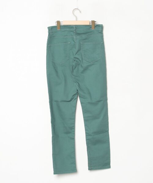 「NAVY」 デニムパンツ 28 グリーン レディース_画像2
