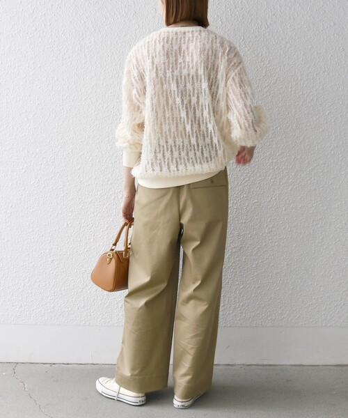 「SHIPS any」 長袖カットソー ONE SIZE ブラック レディース_画像3