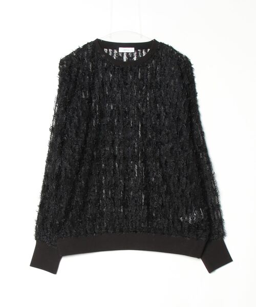 「SHIPS any」 長袖カットソー ONE SIZE ブラック レディース_画像6