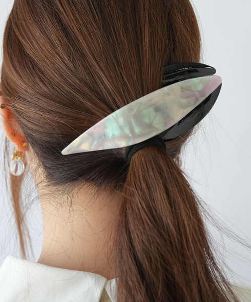 Port（ポート） ヘアクリップ 「 」 バイカラーレイヤードヘアクリップ