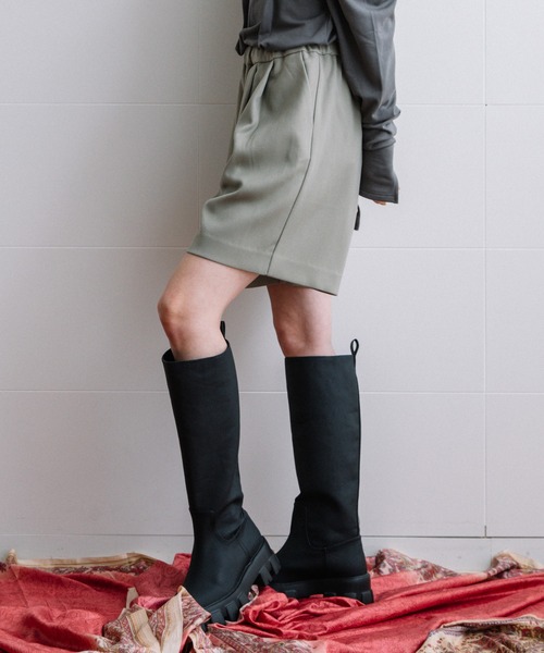 「AULA AILA」 ショートパンツ 1 グレー レディース_画像2