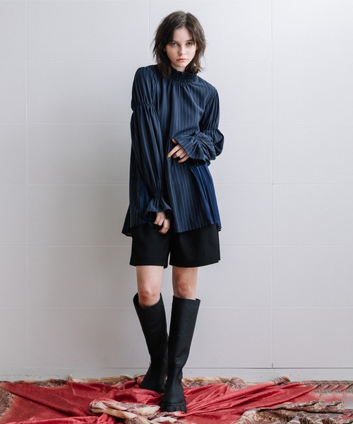 「AULA AILA」 ショートパンツ 1 グレー レディース_画像5