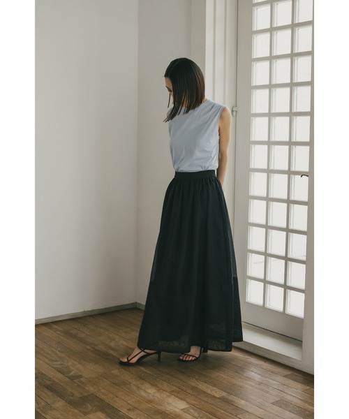 「STYLEMIXER」 フレアスカート MEDIUM ブラック レディース_画像2
