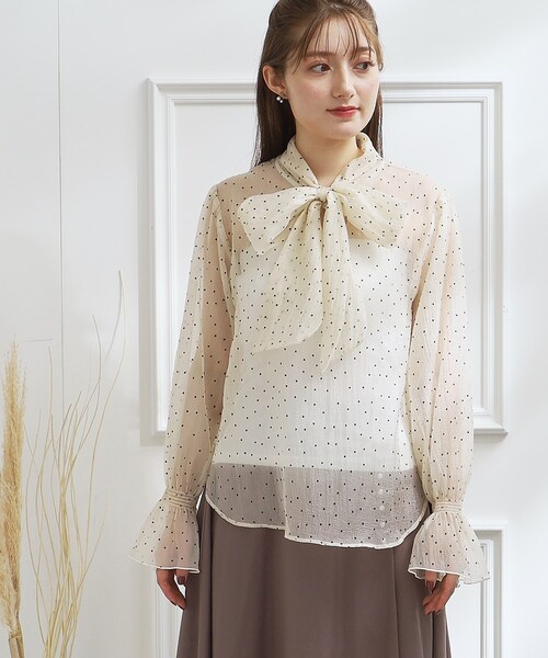 「couture brooch」 セットアップ 38 ライトベージュ レディース_画像6