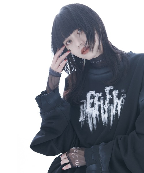 「REFLEM」 長袖カットソー FREE ベージュ レディース_画像3