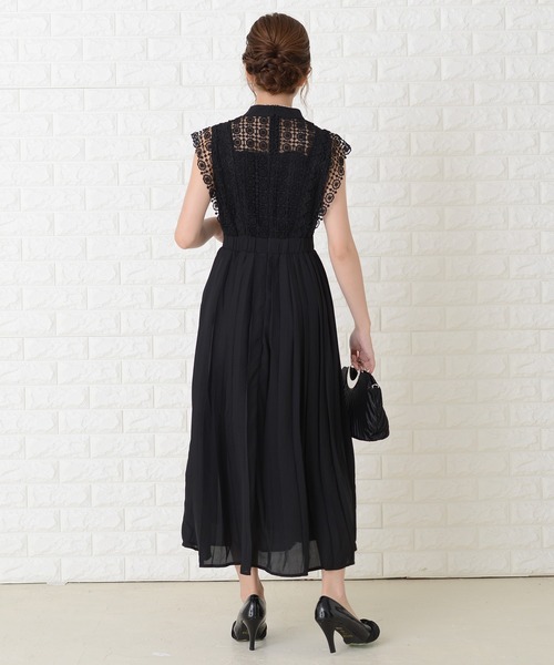 Lace Ladies（レースレディース） ドレス ノースリーブプリーツ