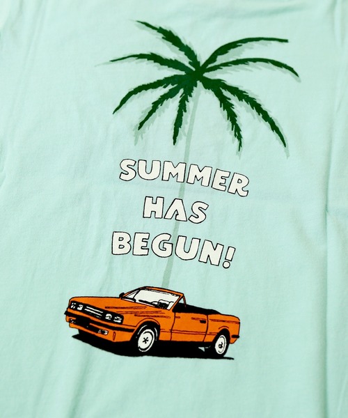 tシャツ Tシャツ ヤシの木＆カープリントTシャツ(80-140cm) キッズ  