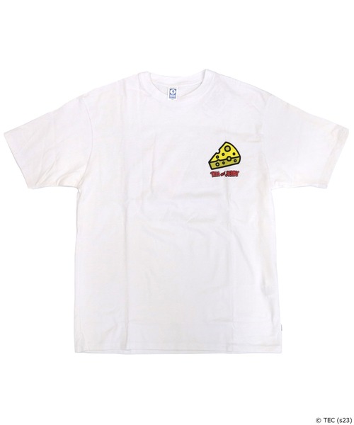 tシャツ 「公式」トムとジェリー WHITE DISCUS×TOM＆JERRY×BEY 半袖T  
