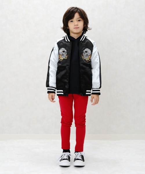 ZIーON（ジーオン） スタジャン アウター 刺繍入りスカジャン キッズ