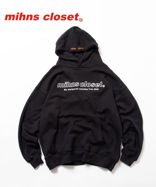 AMI 23AW ロゴパッチ シアリング パーカー mihns closet パーカー 「mihns closet/ミンズクローゼット