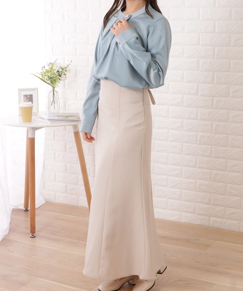 Lace Ladies（レースレディース） ブラウス シャツ シルクタッチ7分袖 