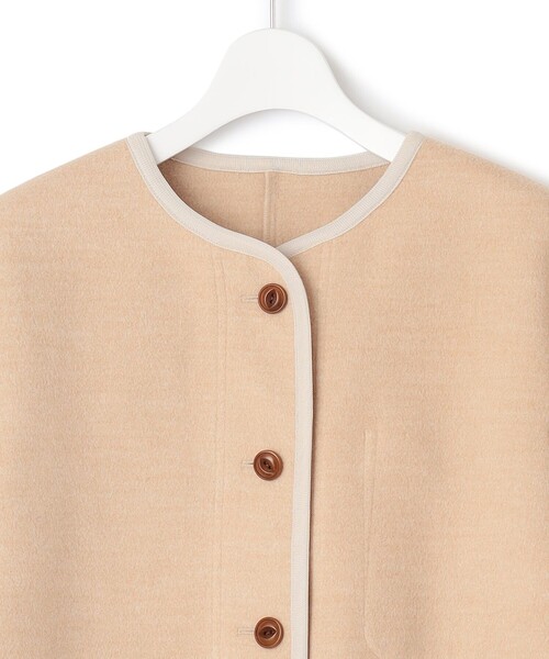 J.PRESS YORK STREET ブルゾン アウター 「WOMEN」ノーカラーブルゾン