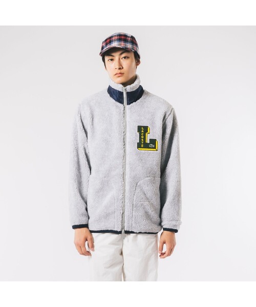 LACOSTE（ラコステ） カーディガン Lワッペンシェルパフリース
