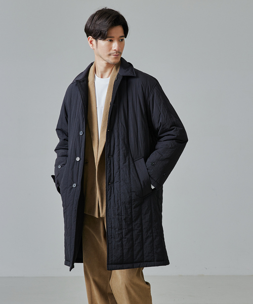 THOM BROWNE リバーシブル バルカラー コート ステンカラー 1 AQW】リバーシブルステンカラーコート