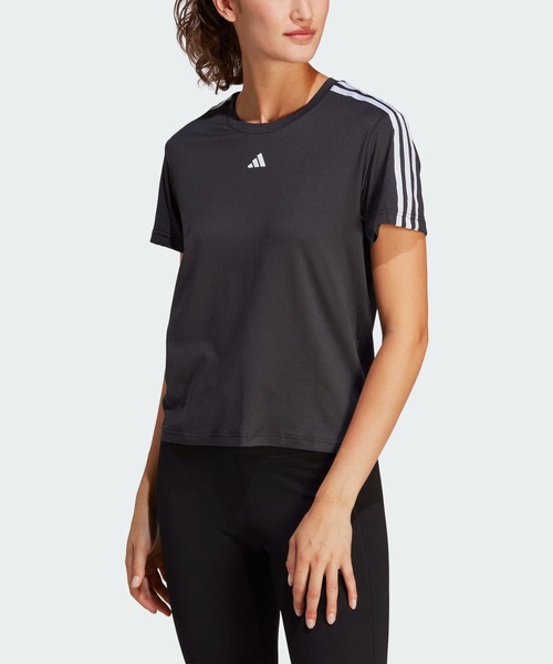 adidas ストライプ Tシャツ XS adidas tシャツ AEROREADY トレイン エッセンシャルズ スリー