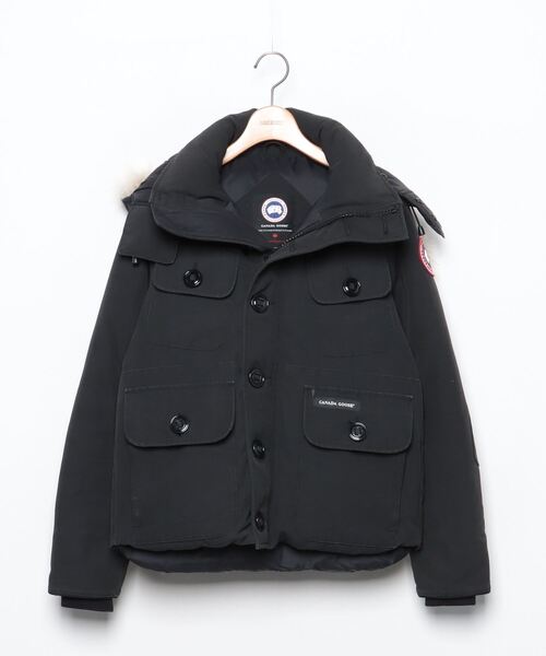 CANADA GOOSE」 ダウンジャケット XS size ブラック MEN