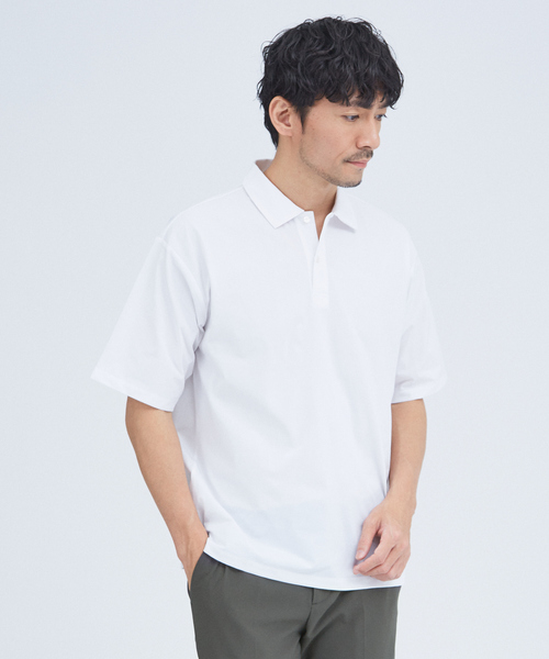 ABAHOUSE GRAY ポロシャツ エアファンクション ポロシャツ メンズ