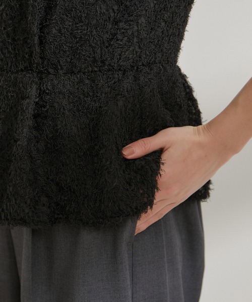 VIS（ビス） サロペット オーバーオール 「VISDRESS」異素材切り替え 