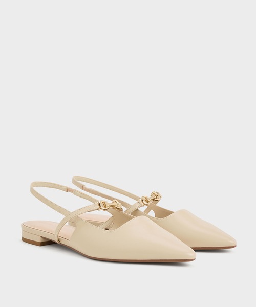 CHARLES ＆ KEITH（チャールズ&キース） パンプス メタリック