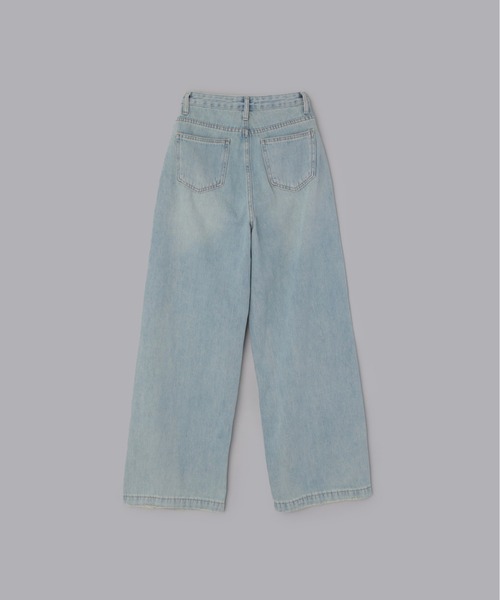 新品☆京都 ポルカドット DENIM 6POCKET PANTS デニムパンツ
