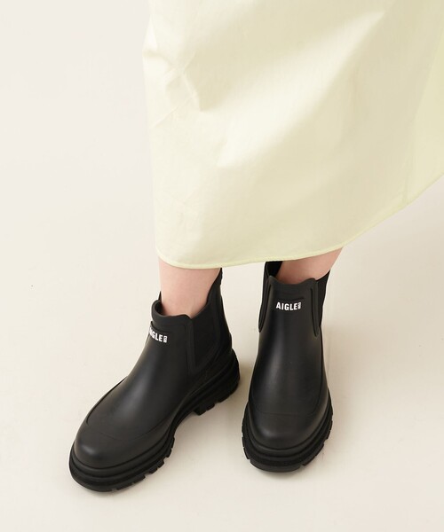 AIGLE レインブーツ AIGLE レインシューズ 長靴 厚底 防水 ソフトレイン M2 ラバー