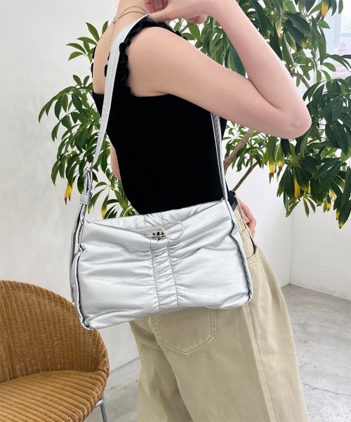 ショルダーバッグ バッグ ドロストショルダーバッグ レディース  