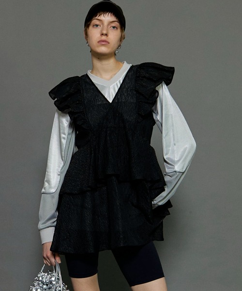 maisonspecial / ジャガードチュニック MAISON SPECIAL ブラウス シャツ Jacquard Tunic/ジャガード
