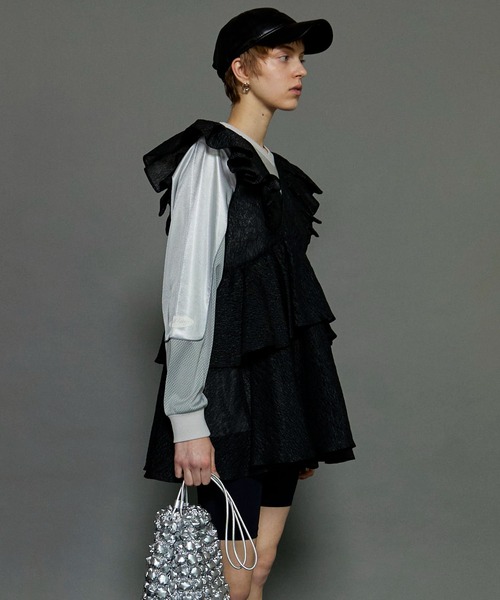 MAISON SPECIAL ブラウス シャツ Jacquard Tunic/ジャガード