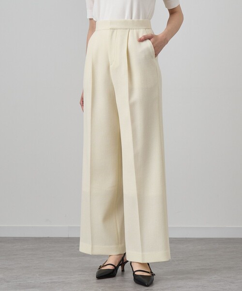 ANAYI（アナイ） パンツ 「セットアップ対応商品」ワッフルツイード