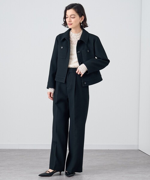 ANAYI（アナイ） パンツ 「セットアップ対応商品」ワッフルツイード