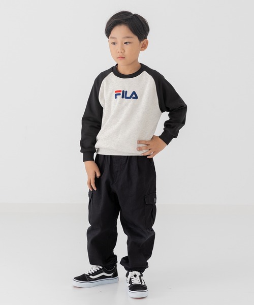 FILA(フィラ)★ロゴグラフィックトレーナー_2色_男女兼用 メンズ スウェット トレーナー トップス 長袖 シャツ FILA