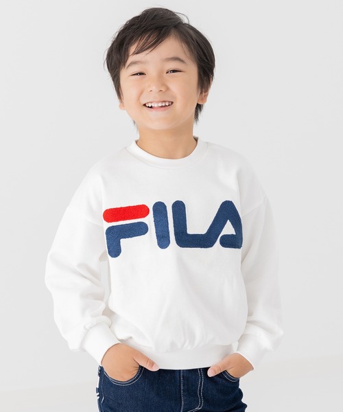 FILA(フィラ)★ロゴグラフィックトレーナー_2色_男女兼用 メンズ スウェット トレーナー トップス 長袖 シャツ FILA
