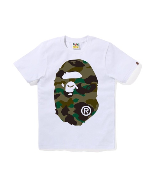 A BATHING APE tシャツ Tシャツ 1ST CAMO BIG HEAD TEE レディース 