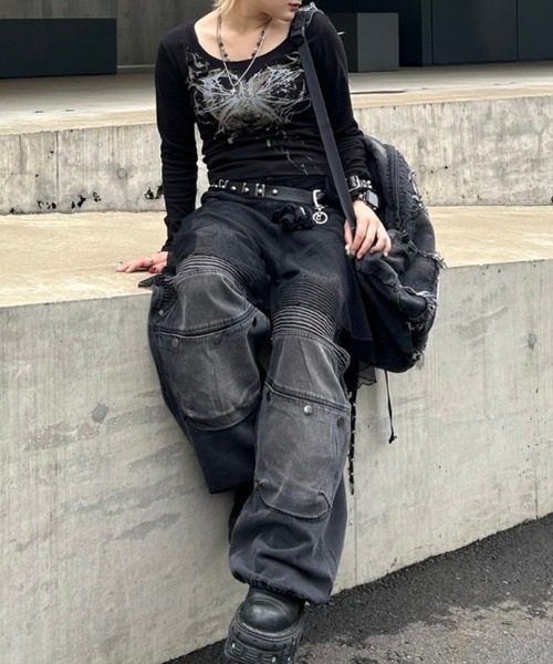 DIG YOUR OWN GRAVE buggy denim grunge