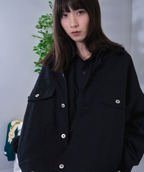 Nora Lily（ノラリリー） デニムジャケット gジャン 「Nora Lily」Tuck