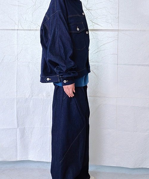 Nora Lily（ノラリリー） デニムジャケット gジャン 「Nora Lily」Tuck