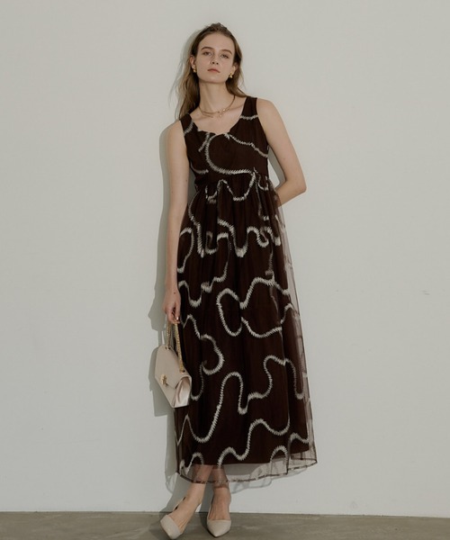 LE'RURE ドレス Grafitti cocoon dress : ZOZOTOWN Yahoo!店 - 通販