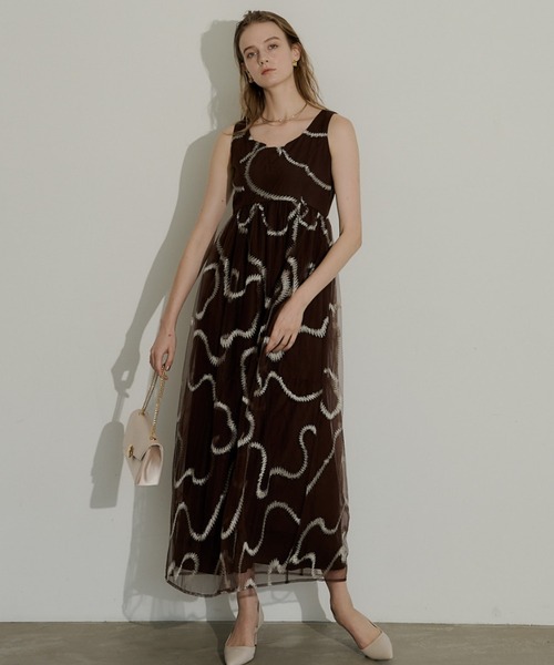 LE'RURE ドレス Grafitti cocoon dress : ZOZOTOWN Yahoo!店 - 通販