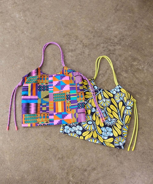 TOPKAPI COULEUR トートバッグ 「TOPKAPI COULEUR」アフリカン柄 パラ