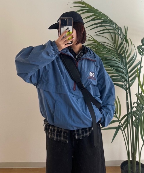 nemne（ネンネ） ブルゾン アウター 「keel」配色ドローコードナイロン