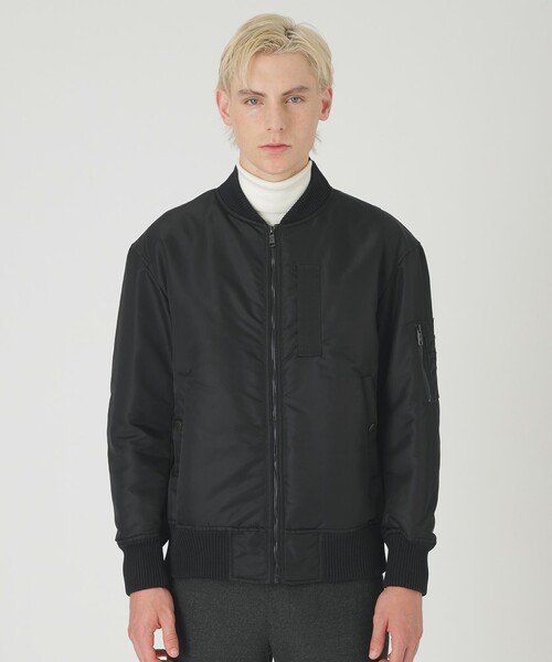 blackparade MA-1 フライトジャケット M ブラックパレード BLACK LABEL CRESTBRIDGE ma1 ma-1 パデッドMA-1フライト