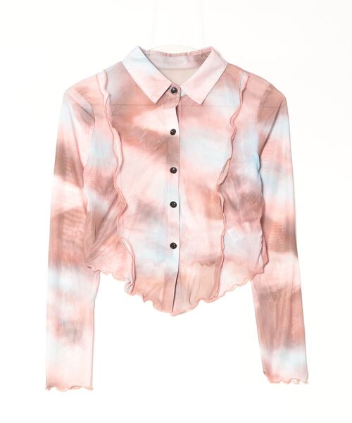 ブラウス シャツ メッシュシアーシャツ レディース : ZOZOTOWN